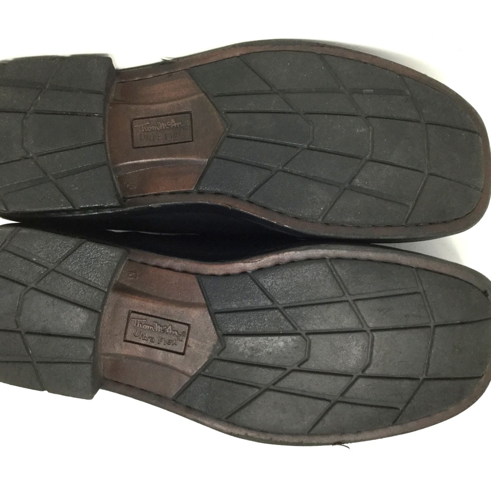 Thom McAn Men's Shoes  Leather Size 13 Black - Picture 4 of 8